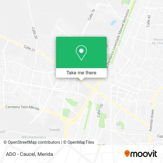 Mapa de ADO - Caucel