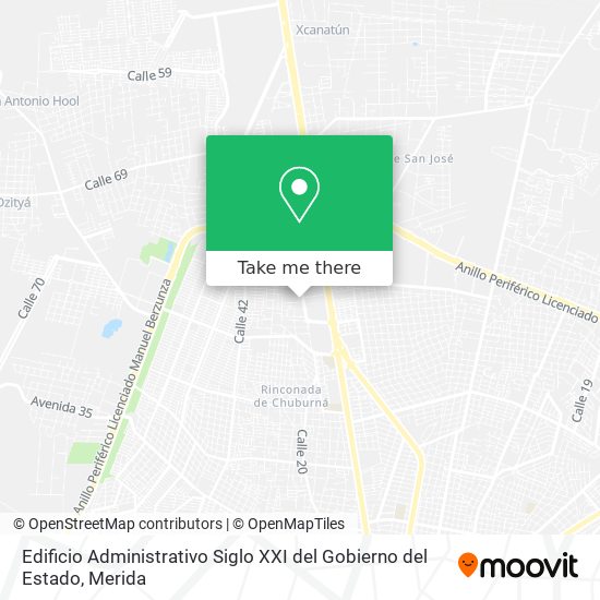 Edificio Administrativo Siglo XXI del Gobierno del Estado map