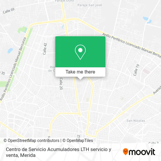 Centro de Servicio Acumuladores LTH servicio y venta map