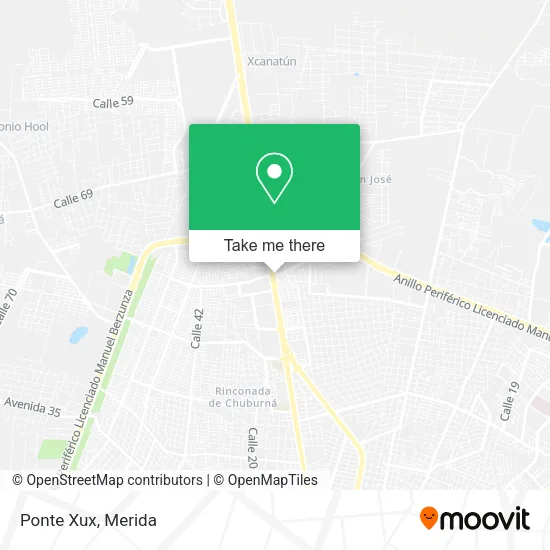 Mapa de Ponte Xux