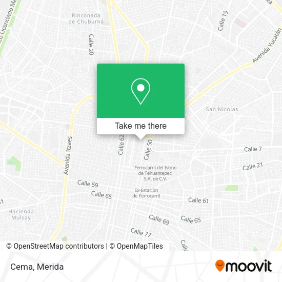 Mapa de Cema