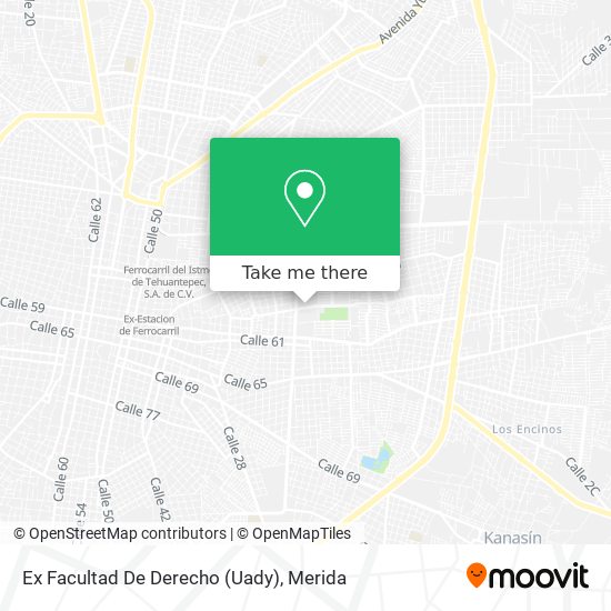 Ex Facultad De Derecho (Uady) map