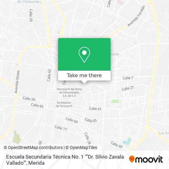 Escuela Secundaria Técnica No. 1 ""Dr. Silvio Zavala Vallado"" map