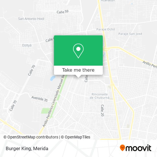Mapa de Burger King