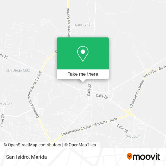 San Isidro map