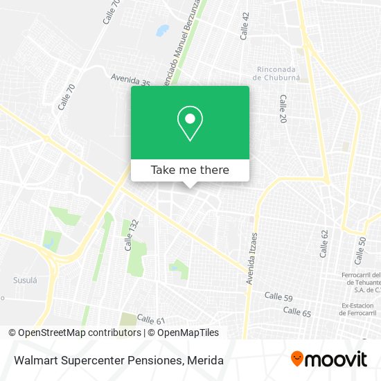 Walmart Supercenter Pensiones map