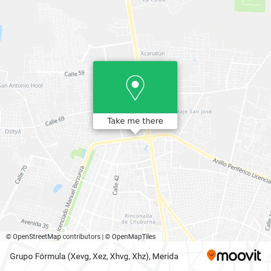 Grupo Fórmula (Xevg, Xez, Xhvg, Xhz) map