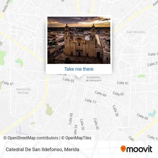 Mapa de Catedral De San Ildefonso