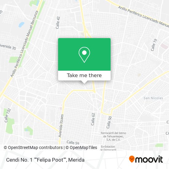 Mapa de Cendi No. 1 ""Felipa Poot""