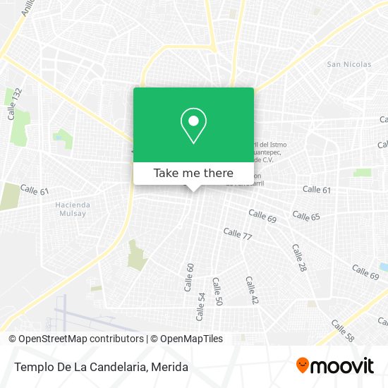 Templo De La Candelaria map