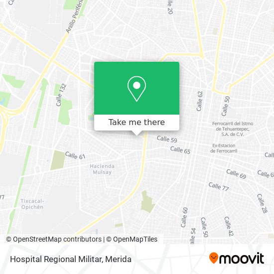 Hospital Regional Militar map