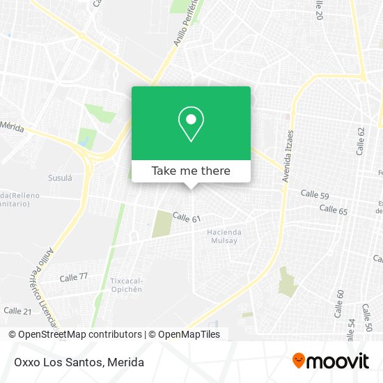 Mapa de Oxxo Los Santos