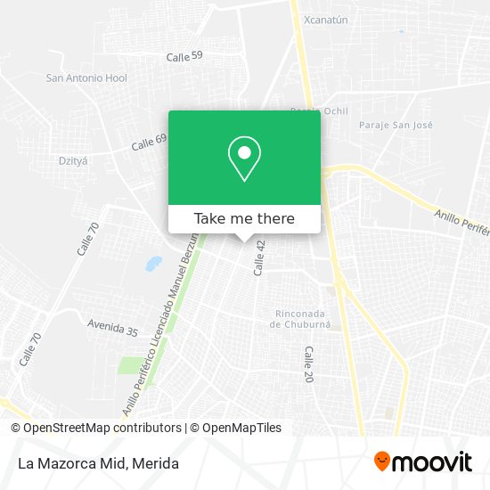 Mapa de La Mazorca Mid