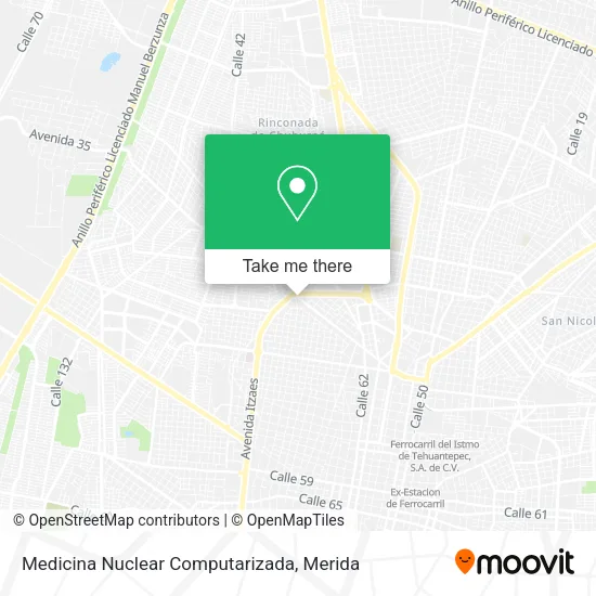 Mapa de Medicina Nuclear Computarizada