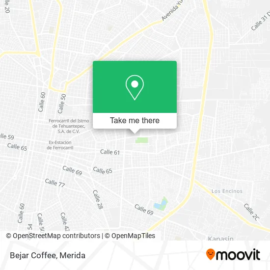 Bejar Coffee map