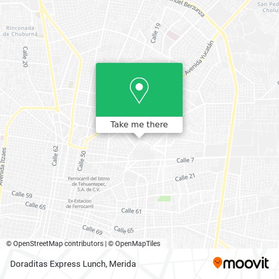 Doraditas Express Lunch map