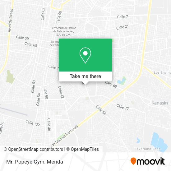 Mr. Popeye Gym map