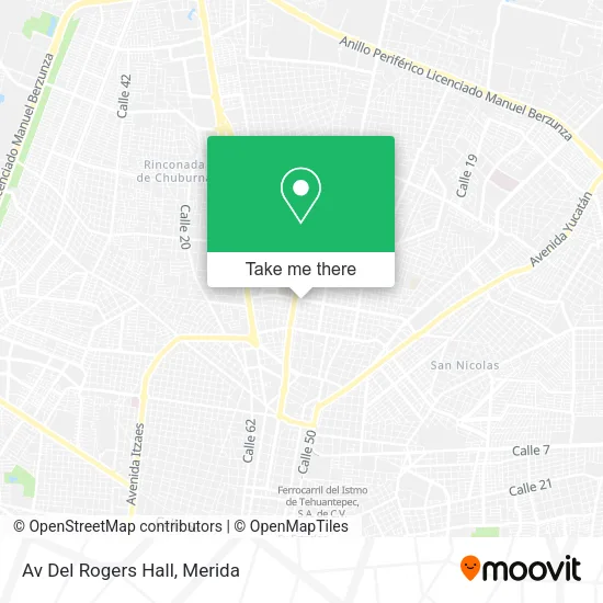 Mapa de Av Del Rogers Hall