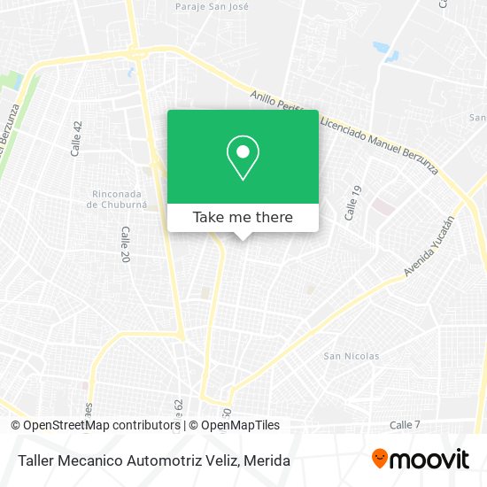 Taller Mecanico Automotriz Veliz map