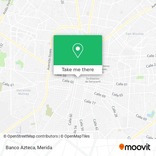Mapa de Banco Azteca