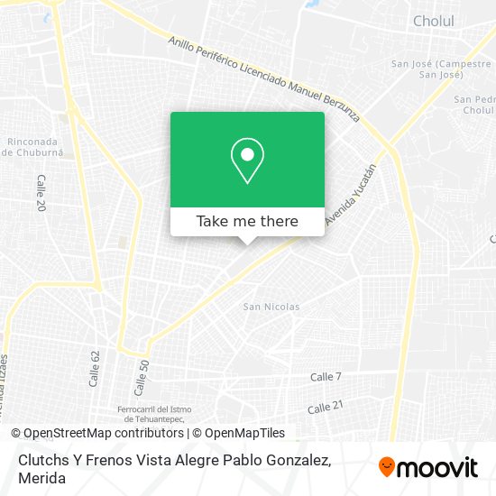 Mapa de Clutchs Y Frenos Vista Alegre Pablo Gonzalez