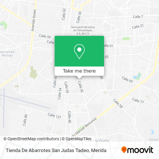 Mapa de Tienda De Abarrotes San Judas Tadeo
