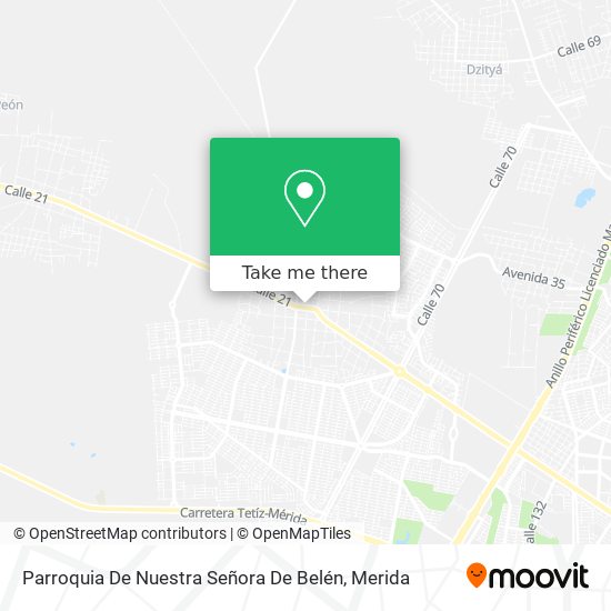 Mapa de Parroquia De Nuestra Señora De Belén