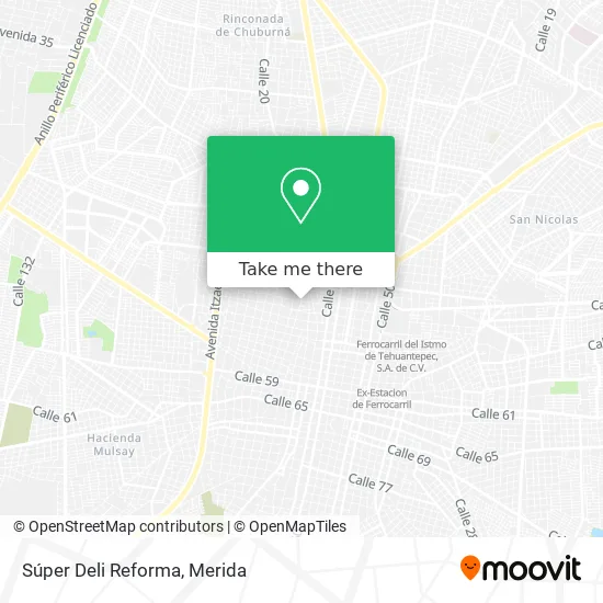 Súper Deli Reforma map