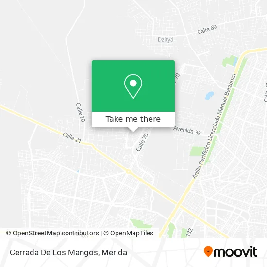 Cerrada De Los Mangos map
