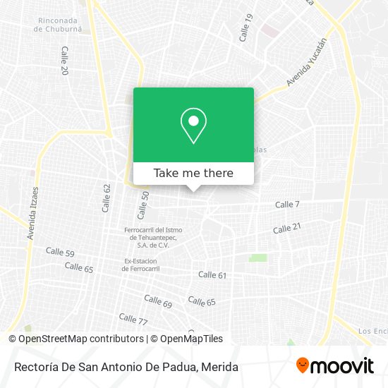 Mapa de Rectoría De San Antonio De Padua