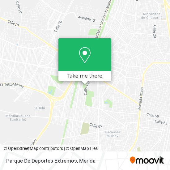 Parque De Deportes Extremos map