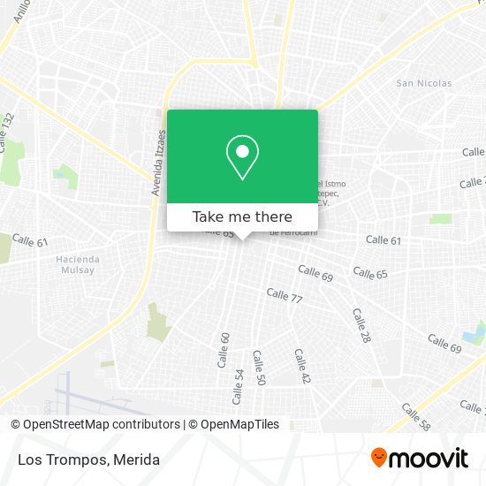 Mapa de Los Trompos