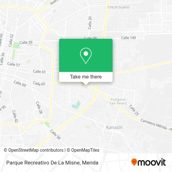 Parque Recreativo De La Misne map