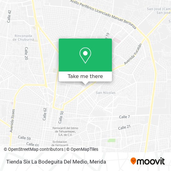Tienda Six La Bodeguita Del Medio map