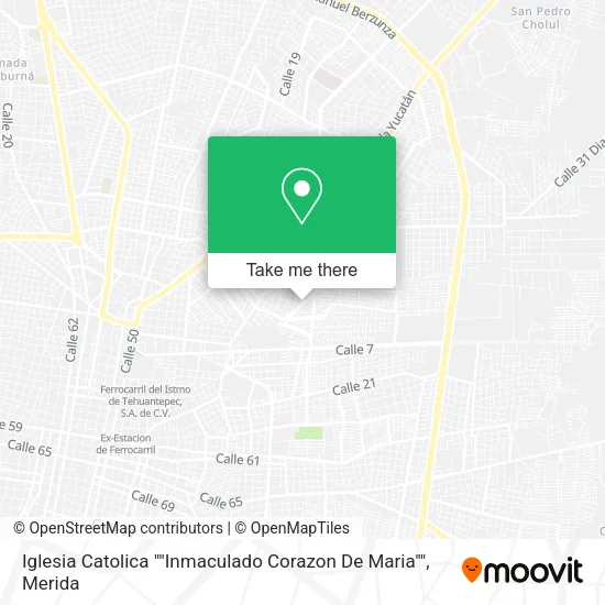 Mapa de Iglesia Catolica ""Inmaculado Corazon De Maria""