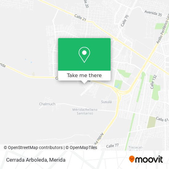Mapa de Cerrada Arboleda