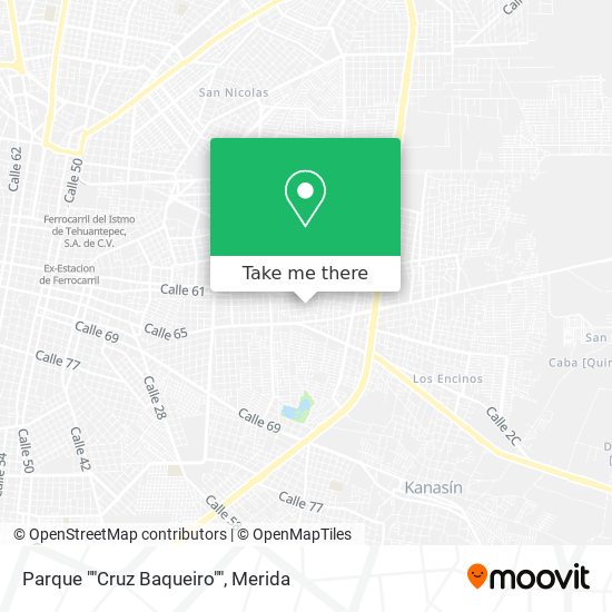Mapa de Parque ""Cruz Baqueiro""
