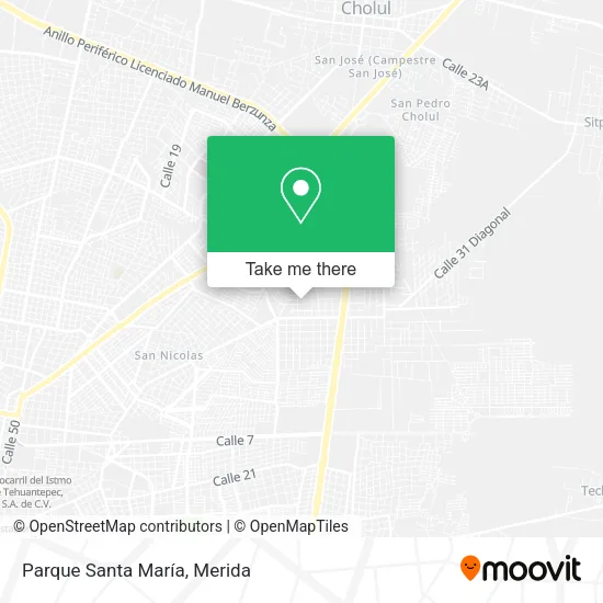 Parque Santa María map
