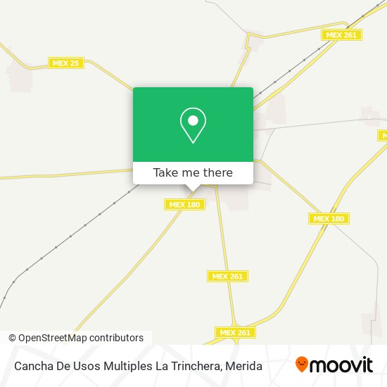 Cancha De Usos Multiples La Trinchera map