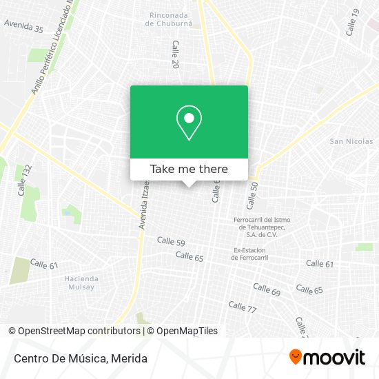 Centro De Música map