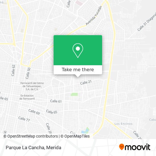 Mapa de Parque La Cancha