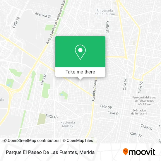 Parque El Paseo De Las Fuentes map