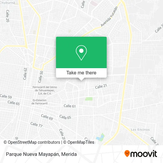 Mapa de Parque Nueva Mayapán