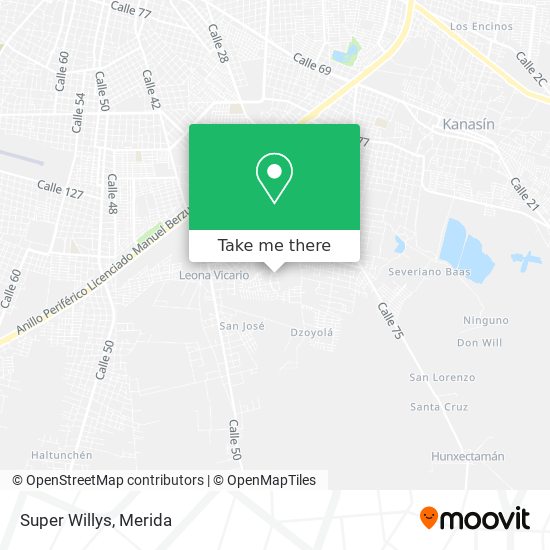 Mapa de Super Willys
