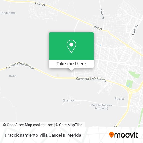 Fraccionamiento Villa Caucel II map
