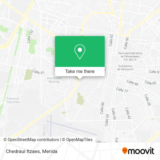 Chedraui Itzaes map
