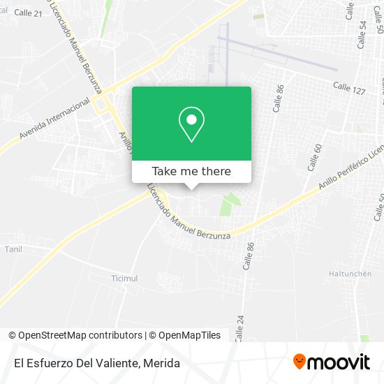 El Esfuerzo Del Valiente map