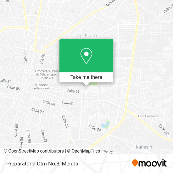 Preparatoria Ctm No.3 map