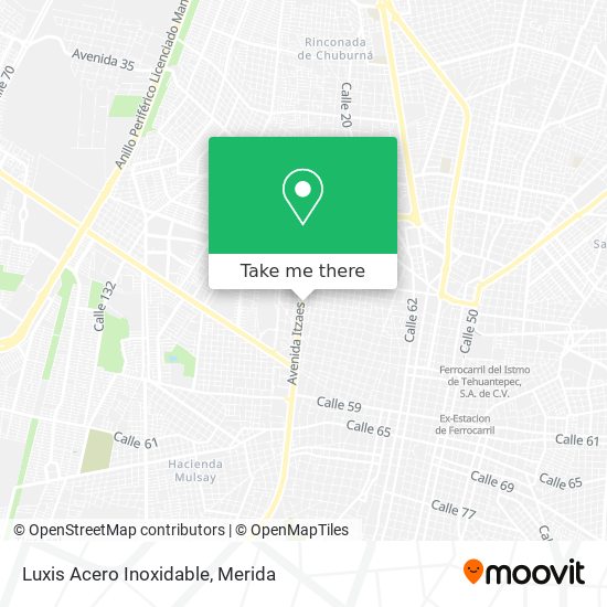 Mapa de Luxis Acero Inoxidable