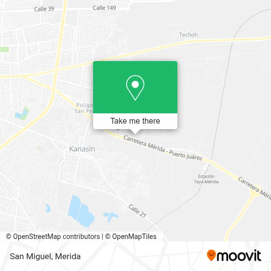 San Miguel map